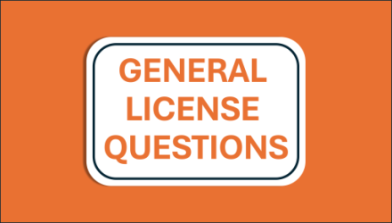 General License Questions | Licensing Help Center